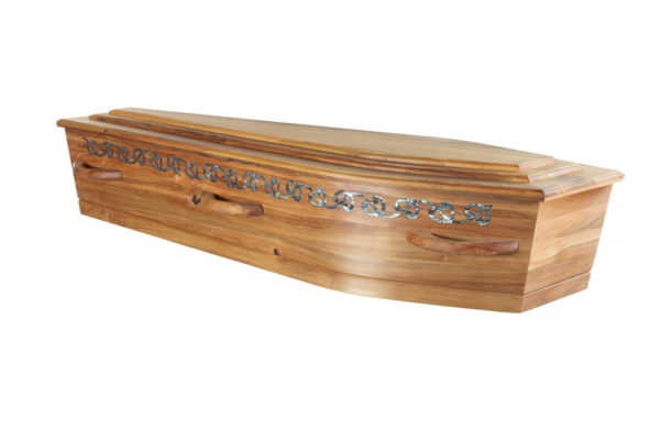 Dorset Pāua Kowhaiwhai Featured Rimu Raised Lid