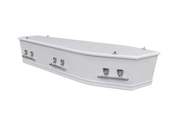 Somerset Pearl White Crystal Shine Flat Lid