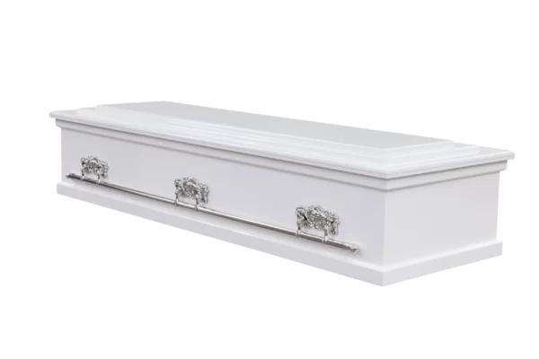 Sunderland White High Gloss Couch Raised Lid