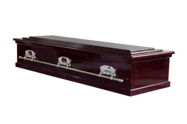 Sunderland Rosewood Gloss Woodgrain Couch Raised Lid